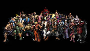 Full Cast Of Street Fighter Wallpaper