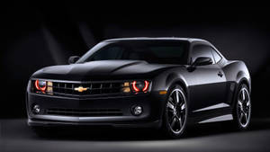 Full Hd Car Black Chevrolet Camaro Wallpaper