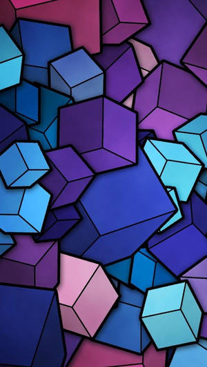 Full Hd Colorful Blocks Android Wallpaper
