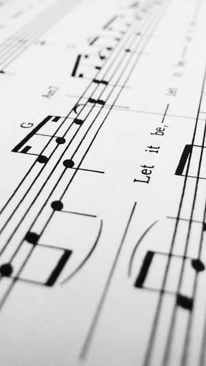 Full Hd Musical Sheets Android Wallpaper