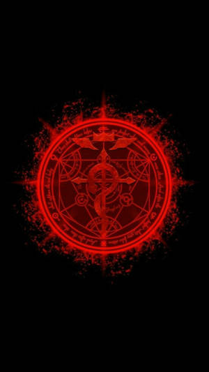 Fullmetal Alchemist Red Circle Symbol Wallpaper