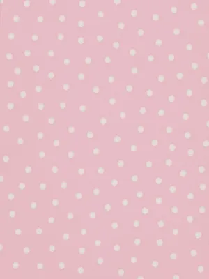 Fun And Feminine Colourful Pink Polka Dot Design Wallpaper