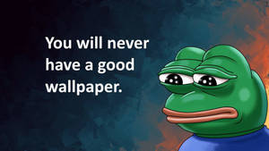 Funny Computer Pepe The Frog Wallpaper