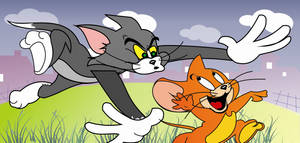Funny Drawing Of Tom And Jerry Aesthetic Wallpaper
