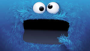Funny Face Googly Eyes Cookie Monster Wallpaper