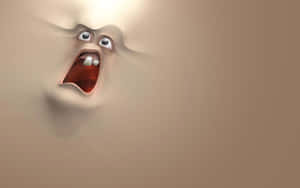 Funny Face Screaming Grimace Wallpaper