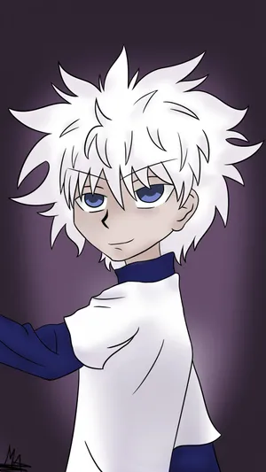 Funny Killua Art Wallpaper