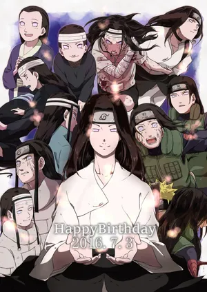 Funny Neji Hyuga Collage Wallpaper