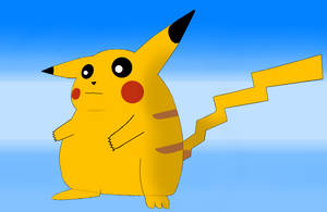 Funny Pikachu Version Wallpaper