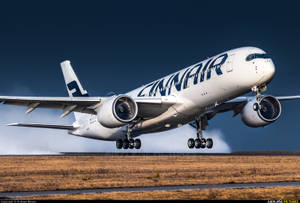 Fuselage Finnair Wallpaper