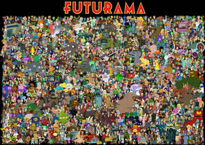 Futurama Full Cast Wallpaper