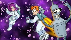 Futurama In Astronaut Suit Wallpaper