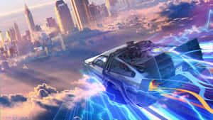 Future Aircraft Blue Turbo Desktop Wallpaper