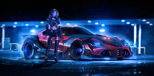 Future Carl Girl Desktop Wallpaper