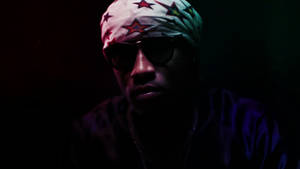 Future Rapper With Stars-themed Durag Wallpaper