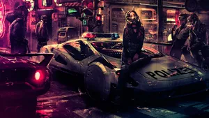 Futuristic Cityscape Wallpaper