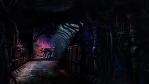 Futuristic Cityscape At Dusk Wallpaper