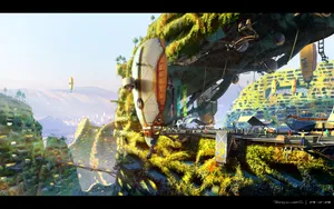 Futuristic Cityscape Wallpaper