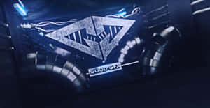 Futuristic Diamond Logo Design Wallpaper
