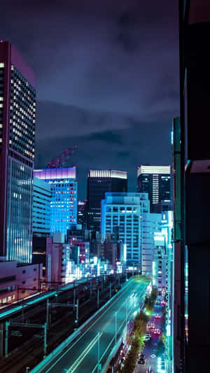 Futuristic Tokyo Cityscape Wallpaper