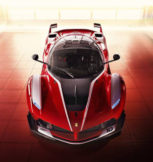 Fxx K Ferrari Phone Top View Shot Wallpaper