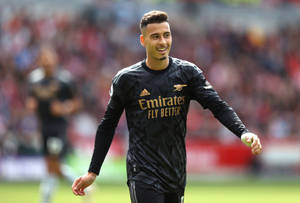 Gabriel Martinelli Walking And Smiling Wallpaper