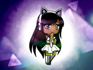 Gacha Life Girl Pensive Pose Wallpaper