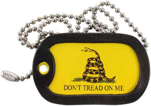 Gadsden Flag On Memorial Necklace Wallpaper