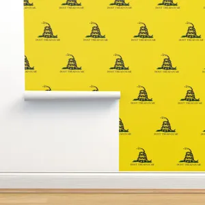 Gadsden Flag Wall Art Pattern Wallpaper