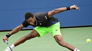 Gael Monfils In Wide Stance Wallpaper