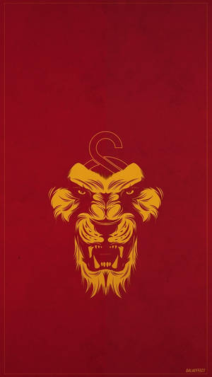Galatasaray Yellow Lion Icon Wallpaper