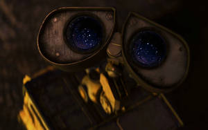 Galaxy In The Eyes Of Wall E Wallpaper