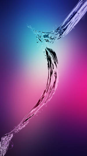 Galaxy Note 7 Colorful Water Wallpaper