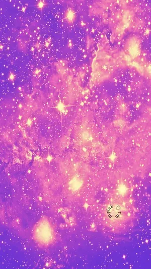 Purple pink glittering constellation, sparking sequins galaxy