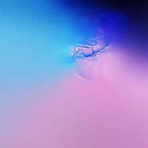 Galaxy S10 Pink And Blue Water Wallpaper