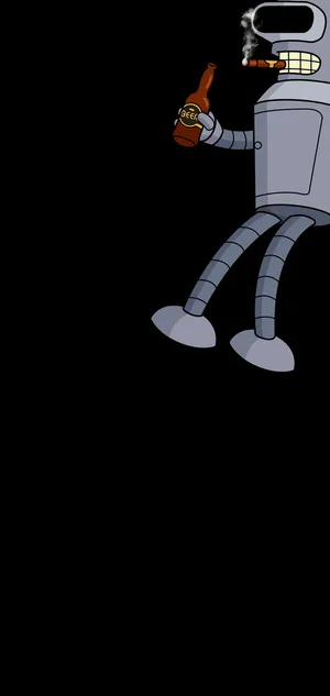 Galaxy S10 Plus Bender Fan Art Wallpaper