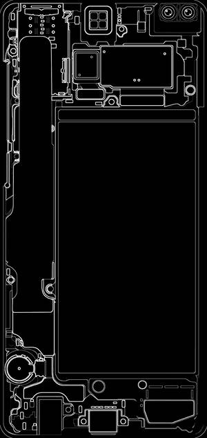 Galaxy S10 Plus Black And White Phone Wallpaper