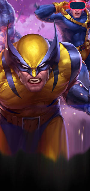 Galaxy S10 Plus Wolverine And Cyclops Wallpaper