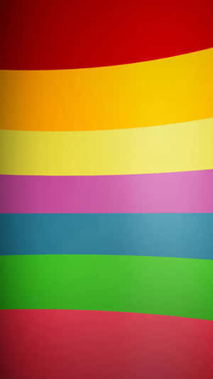 Galaxy S5 Rainbow Stripes Wallpaper