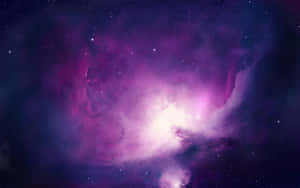 Galaxy Themed Purple Cool Wallpaper