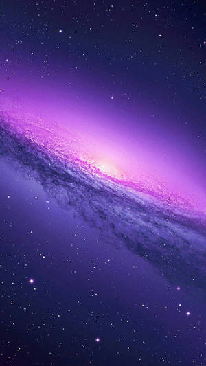 Galaxy With Indigo Aesthetic Theme Wallpaper