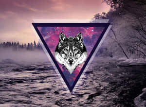 Galaxy Wolves Iphone Screen Theme Wallpaper