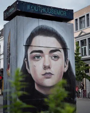 Game Of Thrones Arya Stark Mural Wallpaper