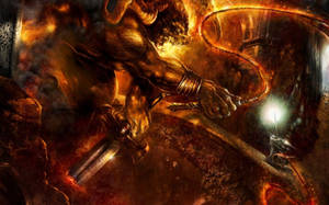 Gandalf Vs Balrog Lotr Wallpaper