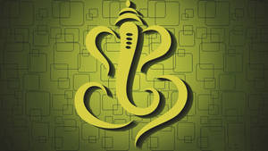 Ganesh Desktop Devanagari Script Graphic Artwork Wallpaper