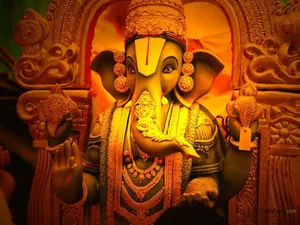 Ganpati Hd Sculpture Wallpaper