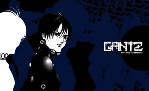 Gantz Kei Blue Artwork Wallpaper