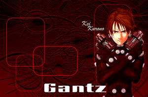 Gantz Kei Kurono Red Aesthetic Wallpaper