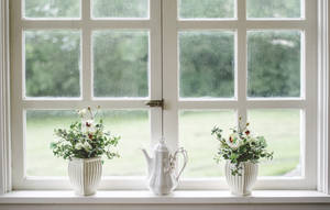 Garden Windows Wallpaper