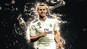 Gareth Bale In Digital Black Wallpaper
